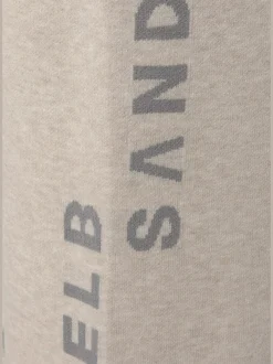 Pantalon en tricot doux avec ceinture élastique et jambes larges