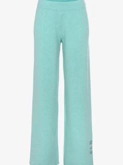 Pantalon en tricot doux avec ceinture élastique et jambes larges