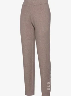 Pantalon en tricot doux à ceinture élastique et jambes étroites