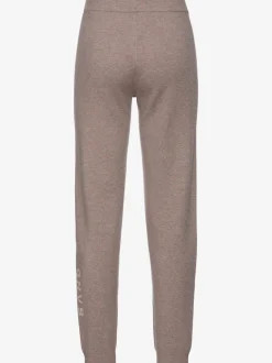 Pantalon en tricot doux à ceinture élastique et jambes étroites