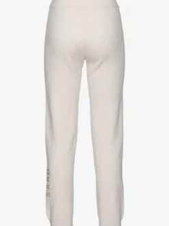 Pantalon en tricot doux à ceinture élastique et jambes étroites
