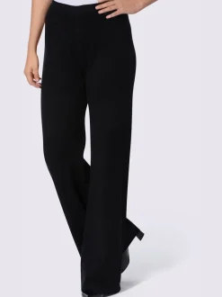 Pantalon en tricot mélange de viscose doux