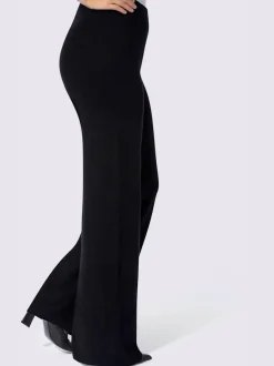 Pantalon en tricot mélange de viscose doux