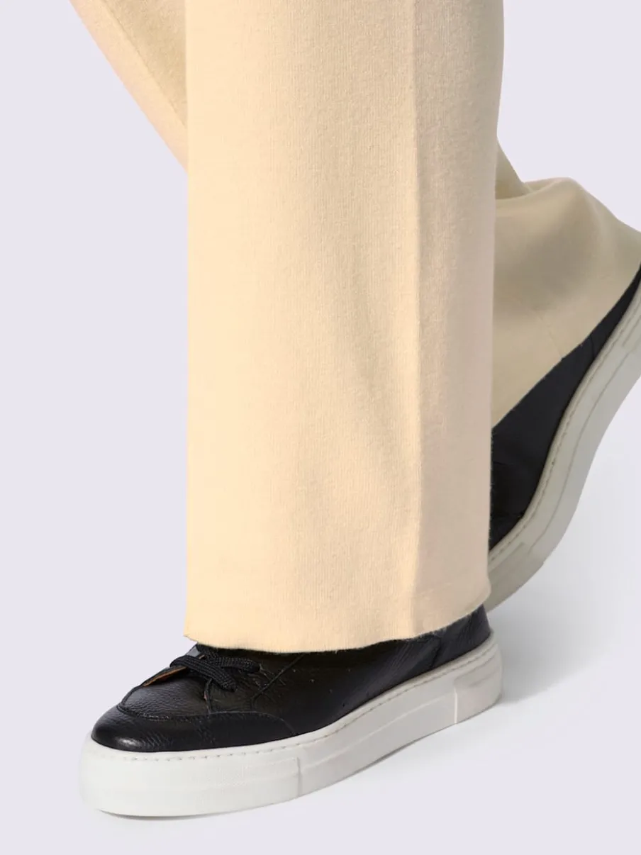 Pantalon en tricot nervures affinantes