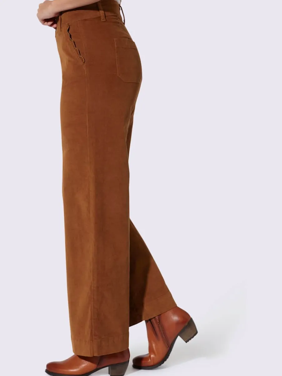 Pantalon en velours douceur infinie