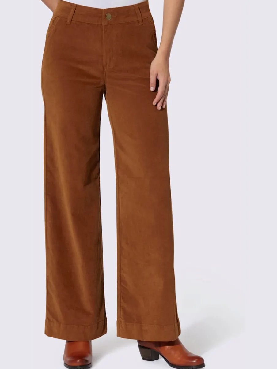Pantalon en velours douceur infinie