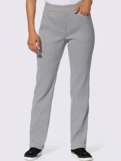 Pantalon extensible avec poches et ceinture élastique