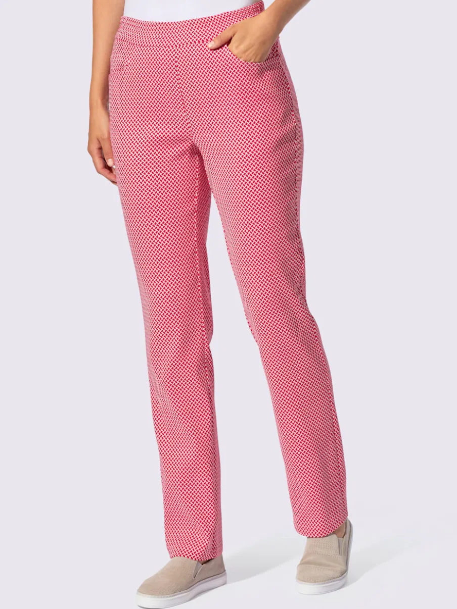 Pantalon extensible avec poches et ceinture élastique
