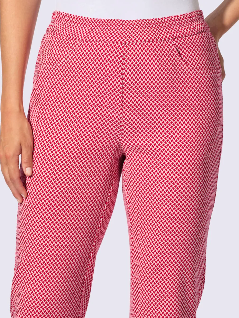 Pantalon extensible avec poches et ceinture élastique