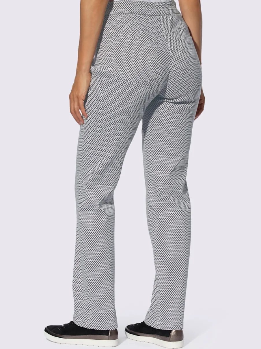 Pantalon extensible avec poches et ceinture élastique