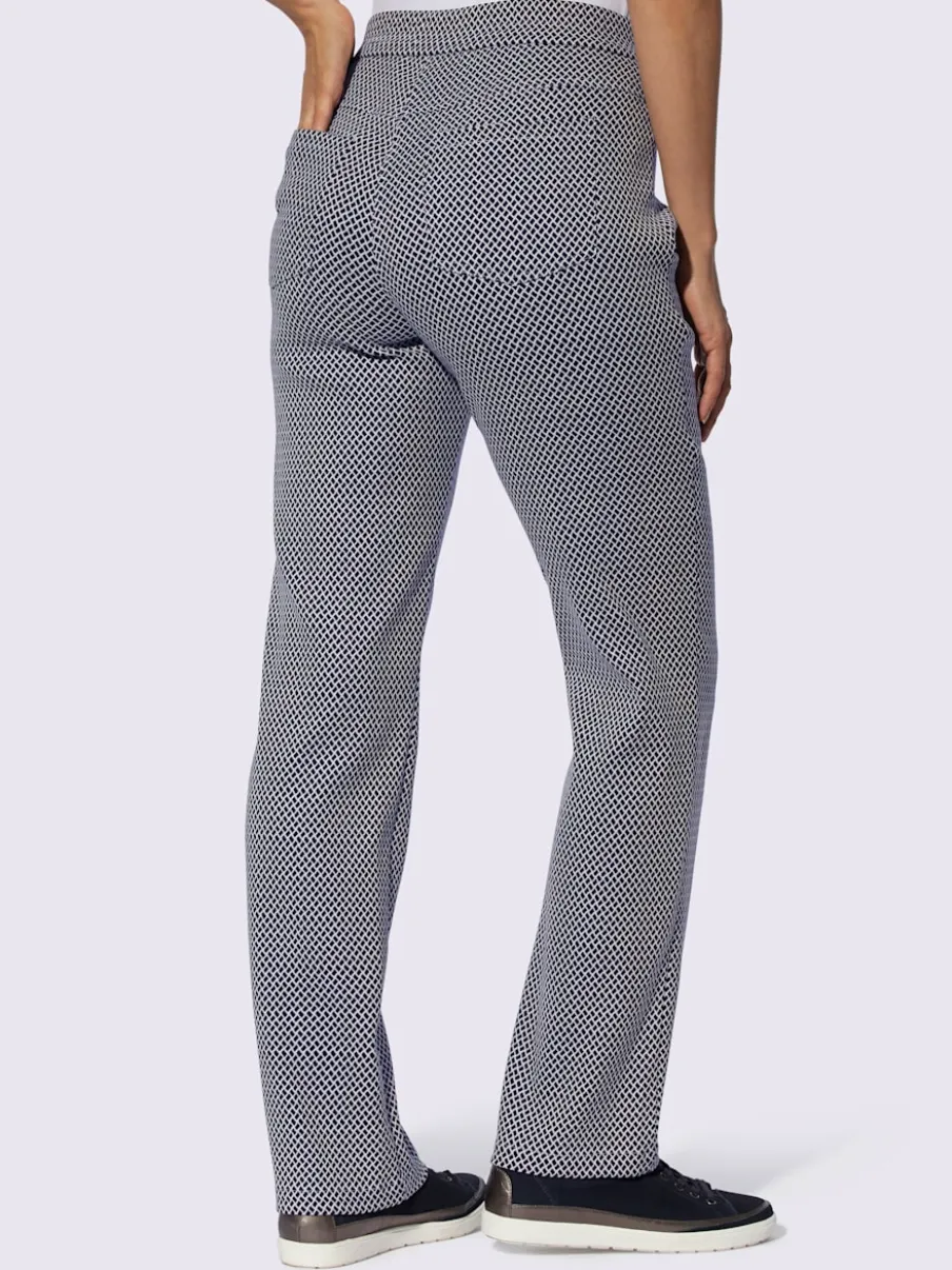 Pantalon extensible avec poches et ceinture élastique