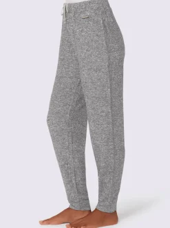 Pantalon femme décontracté tricot fin avec poches pratiques