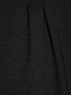Pantalon fluide à taille haute avec poches latérales et jambes larges