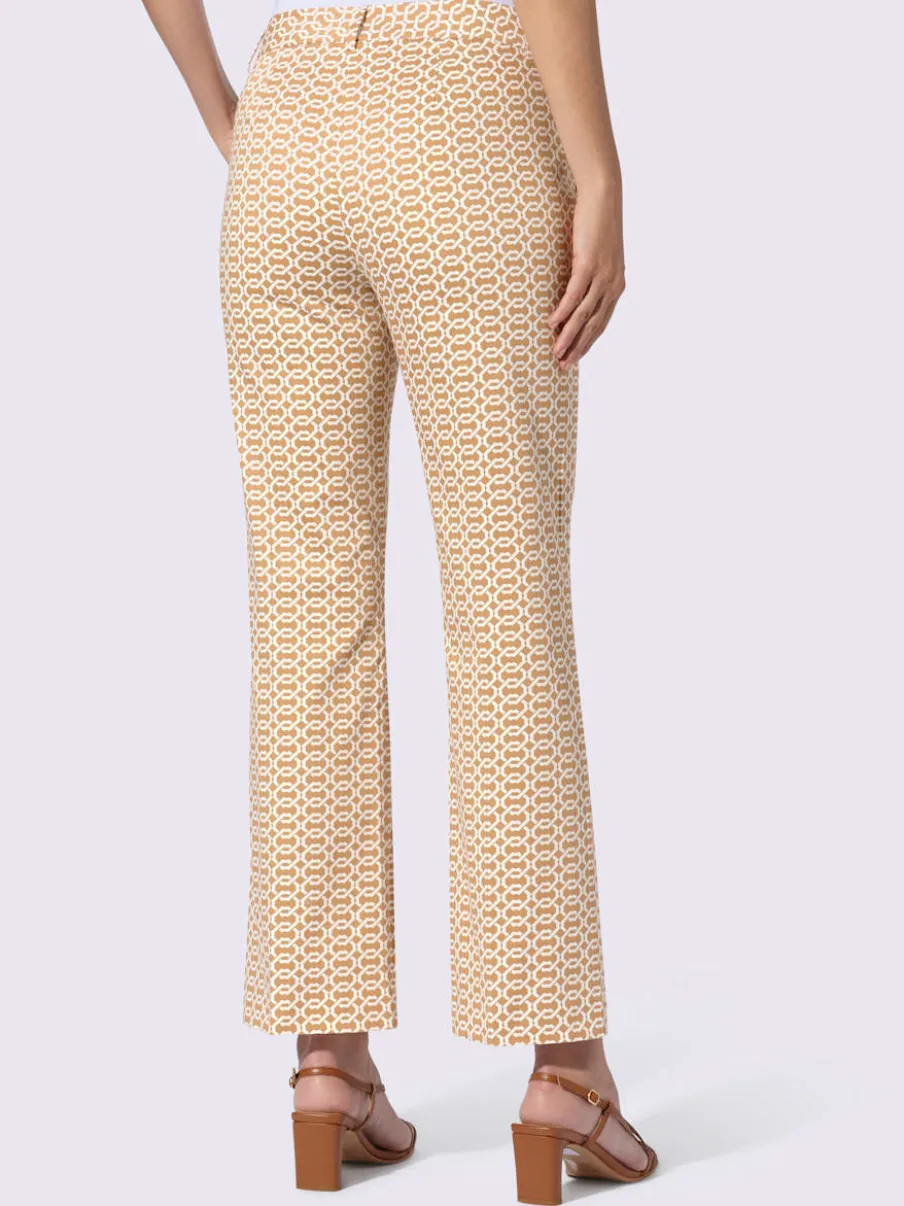 Pantalon imprimé avec poches latérales en coton biologique