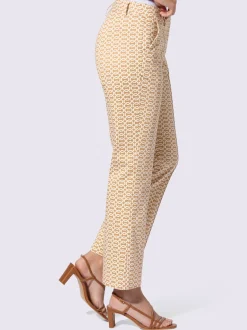 Pantalon imprimé avec poches latérales en coton biologique