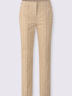 Pantalon imprimé avec poches latérales en coton biologique