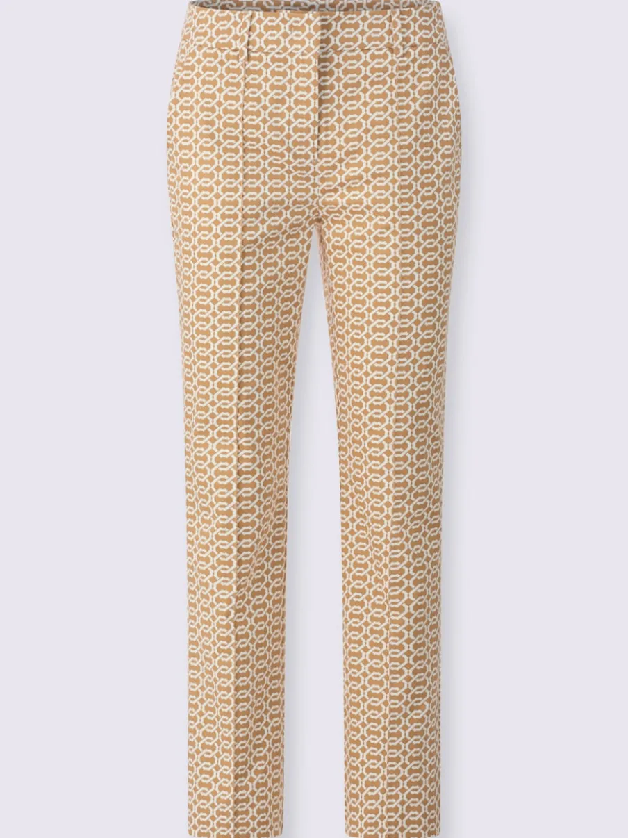 Pantalon imprimé avec poches latérales en coton biologique