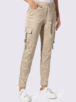 Pantalon jogging à poches cargo avec taille extensible