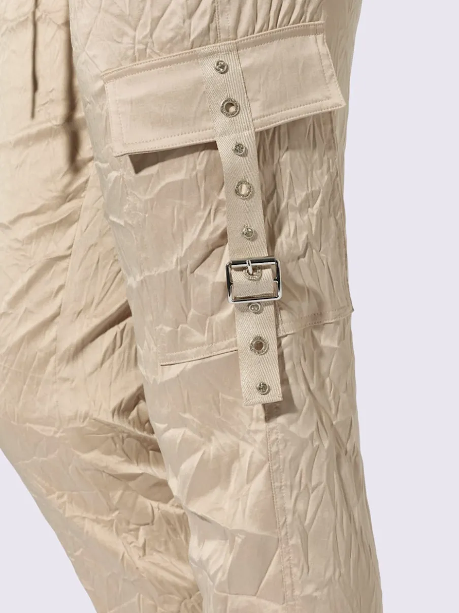 Pantalon jogging à poches cargo avec taille extensible