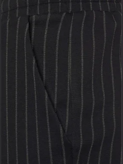 Pantalon jogpant avec ceinture élastique et rayures verticales