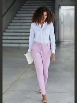 Pantalon jogpant avec poches latérales et lien ajustable