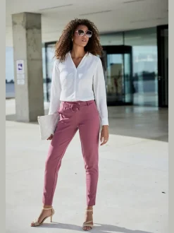 Pantalon jogpant avec poches latérales et lien ajustable