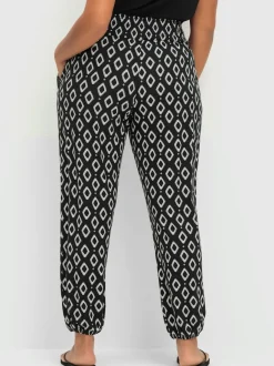 Pantalon jogpant ceinture smockée