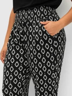 Pantalon jogpant ceinture smockée