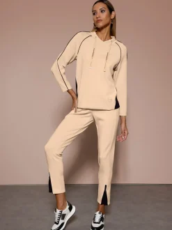 Pantalon jogpant en jersey avec poches et glissières
