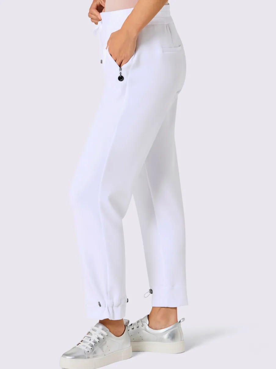 Pantalon jogpant en jersey avec ceinture élastique et poches