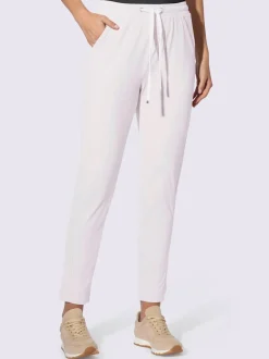 Pantalon jogpant en matière douce avec ceinture élastique confortabel