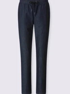 Pantalon jogpant qualité denim teintée