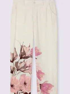 Pantalon joli motif floral