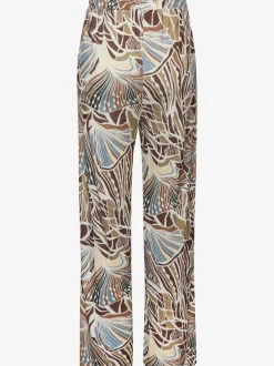 Pantalon large avec ceinture élastique et poches latérales