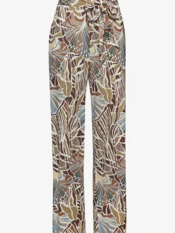 Pantalon large avec ceinture élastique et poches latérales