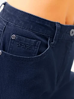Pantalon large avec cinq poches et ceinture gainante