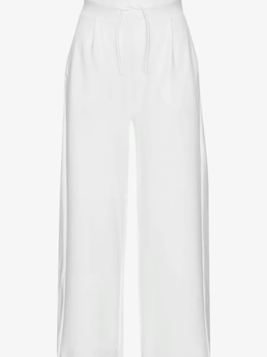 Pantalon large en coton doux avec poches raglan