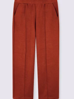 Pantalon large en jersey doux avec poches pratiques