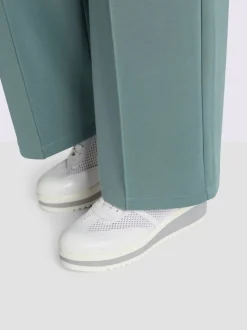 Pantalon large en jersey doux avec poches pratiques