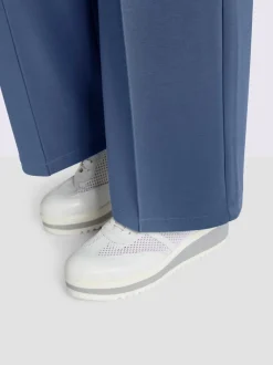 Pantalon large en jersey doux avec poches pratiques