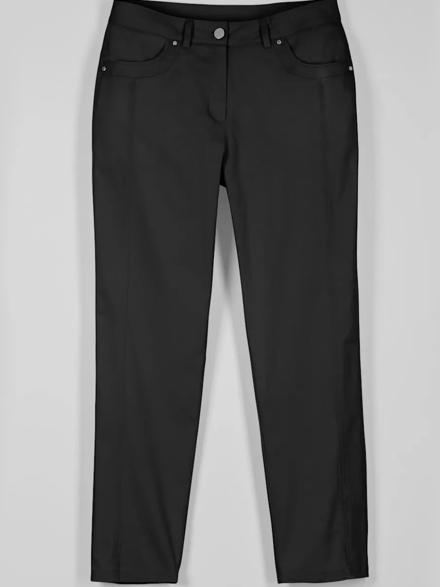 Pantalon 7/8 léger avec fermeture et empiècements au dos
