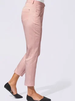 Pantalon 7/8 léger avec fermeture et empiècements au dos