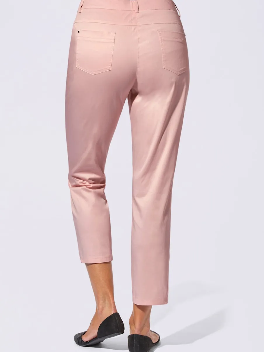 Pantalon 7/8 léger avec fermeture et empiècements au dos