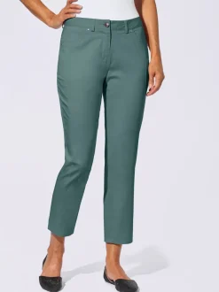 Pantalon 7/8 léger avec fermeture et empiècements au dos