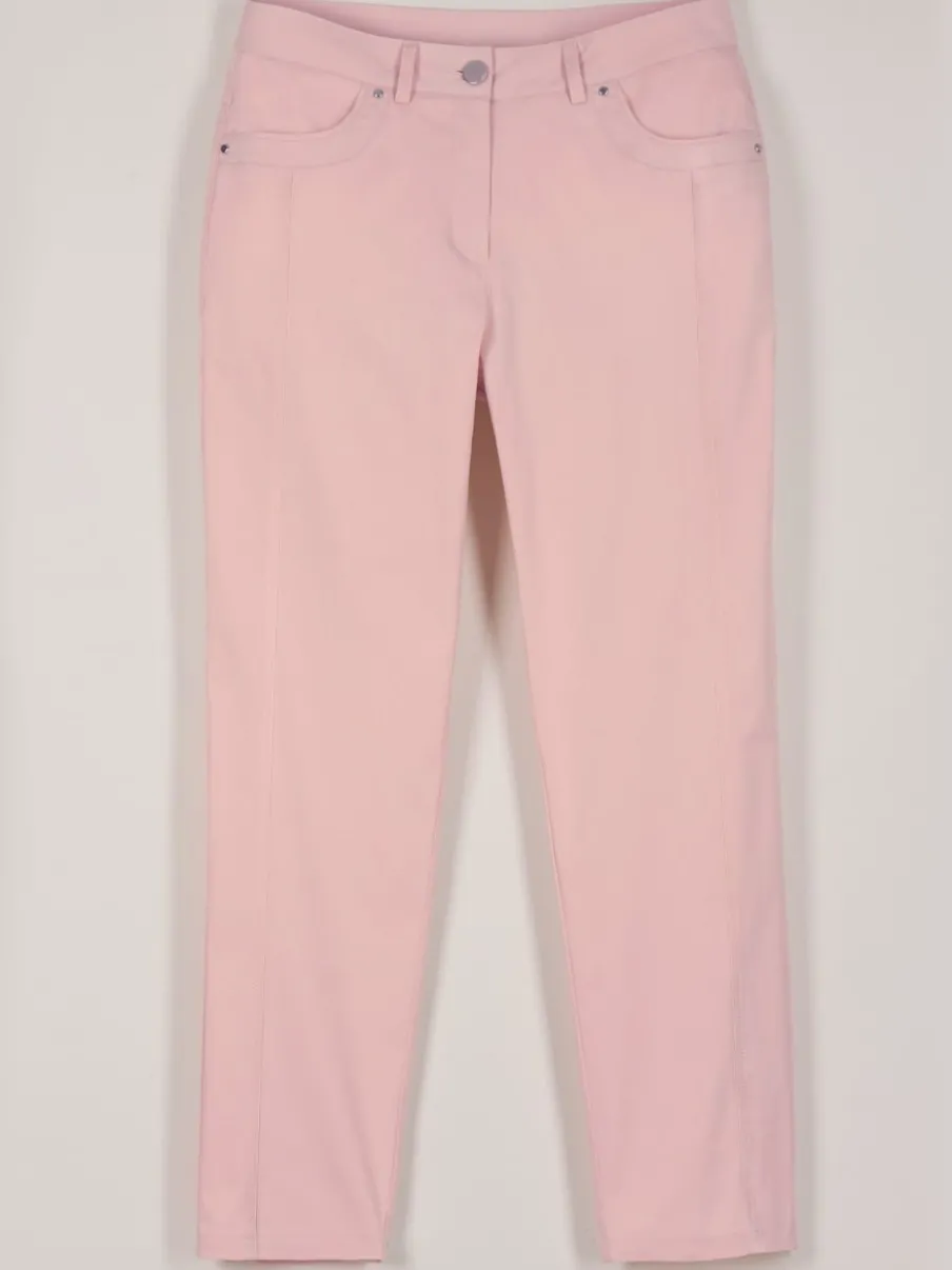 Pantalon 7/8 léger avec fermeture et empiècements au dos