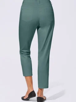 Pantalon 7/8 léger avec fermeture et empiècements au dos