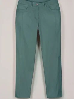 Pantalon 7/8 léger avec fermeture et empiècements au dos