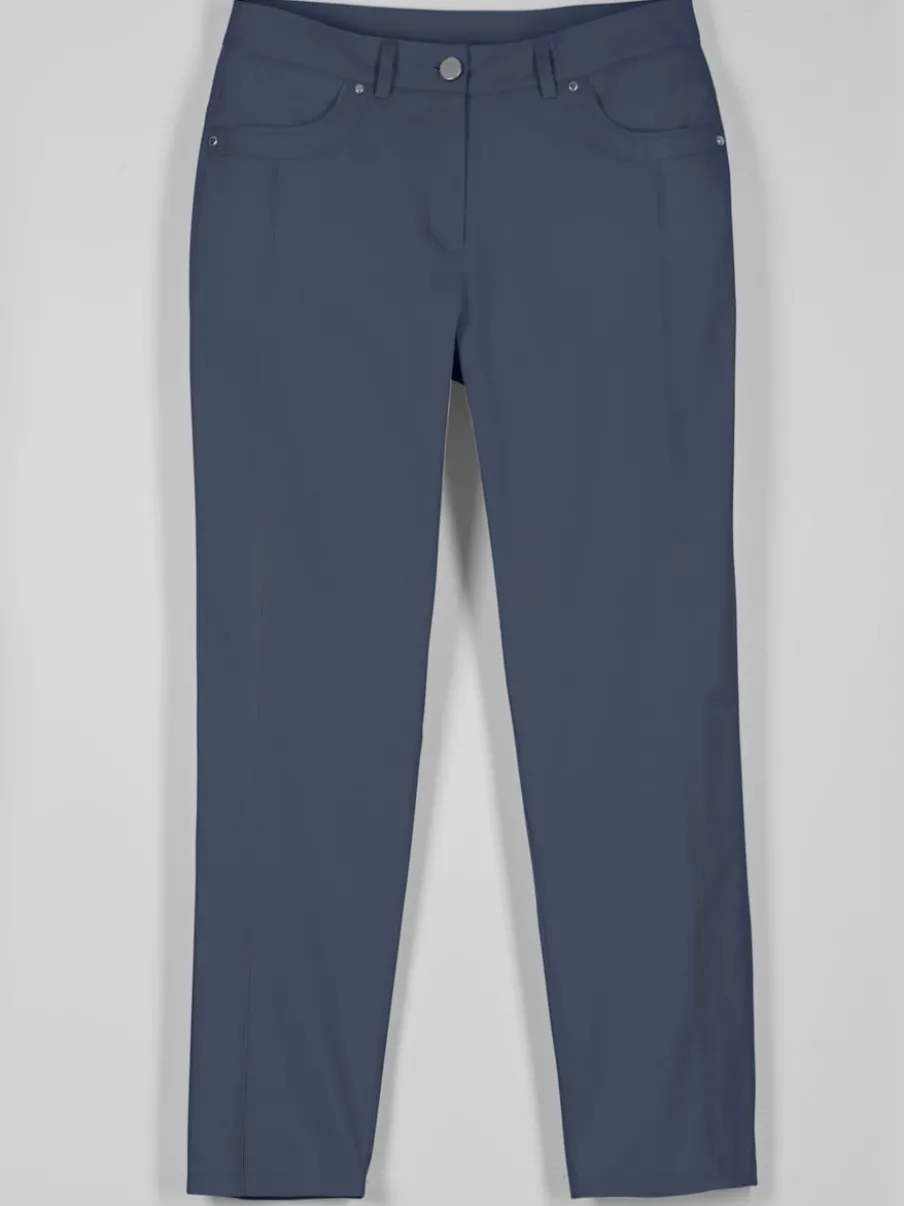 Pantalon 7/8 léger avec fermeture et empiècements au dos