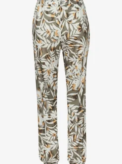 Pantalon léger avec poches et bas élastiqué imprimé