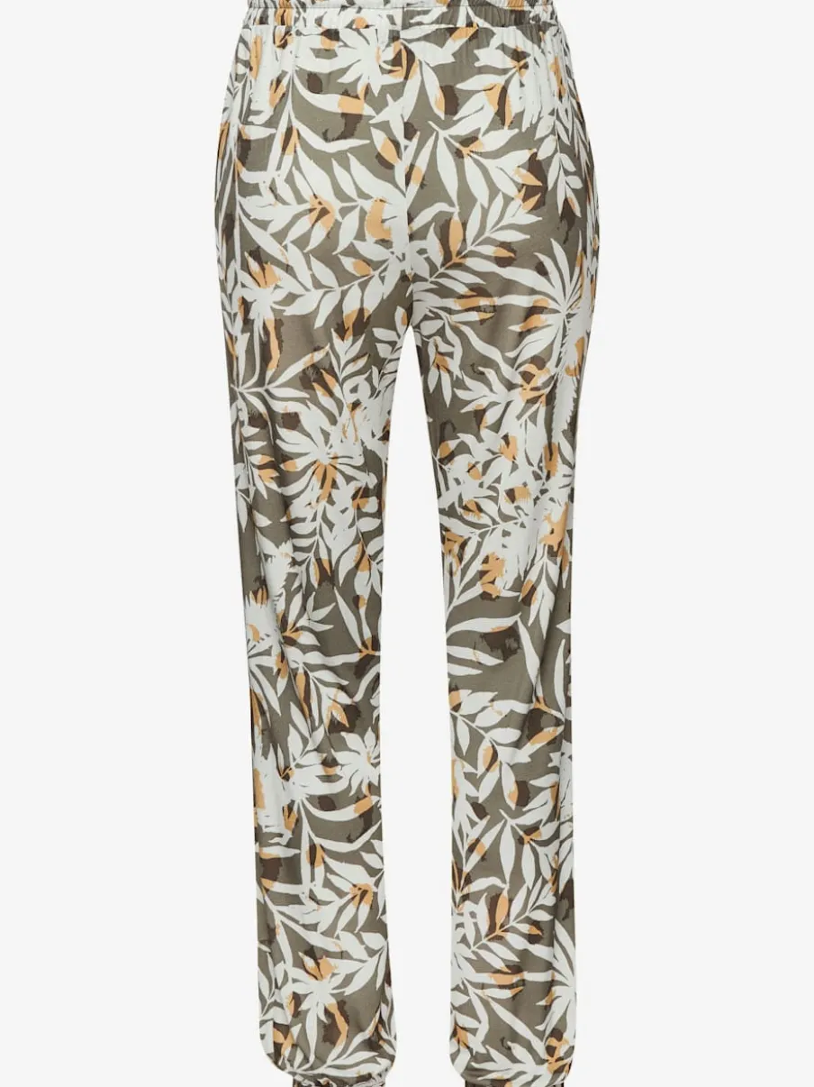 Pantalon léger avec poches et bas élastiqué imprimé